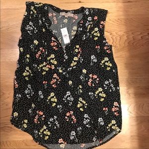 Loft short sleeve NBW blouse with tags